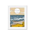 Picture of Summer Vacation Poster _GroupedProduct_Rectangle_Portrait_Framed_Matted_