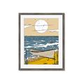 Picture of Summer Vacation Poster _GroupedProduct_Rectangle_Portrait_Framed_Matted_