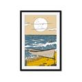 Picture of Summer Vacation Poster _GroupedProduct_Rectangle_Portrait_Framed_Matted_