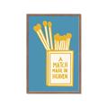 Picture of A Match May in Heaven Poster _GroupedProduct_Rectangle_Portrait_Framed_Matted_