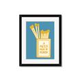 Picture of A Match May in Heaven Poster _GroupedProduct_Rectangle_Portrait_Framed_Matted_
