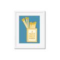 Picture of A Match May in Heaven Poster _GroupedProduct_Rectangle_Portrait_Framed_Matted_