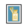 Picture of A Match May in Heaven Poster _GroupedProduct_Rectangle_Portrait_Framed_Matted_