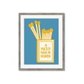 Picture of A Match May in Heaven Poster _GroupedProduct_Rectangle_Portrait_Framed_Matted_