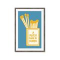 Picture of A Match May in Heaven Poster _GroupedProduct_Rectangle_Portrait_Framed_Matted_