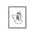 Picture of Retro Walkman Poster _GroupedProduct_Rectangle_Portrait_Framed_Matted_