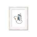 Picture of Retro Walkman Poster _GroupedProduct_Rectangle_Portrait_Framed_Matted_