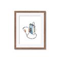 Picture of Retro Walkman Poster _GroupedProduct_Rectangle_Portrait_Framed_Matted_