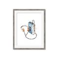 Picture of Retro Walkman Poster _GroupedProduct_Rectangle_Portrait_Framed_Matted_