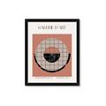Picture of Geometric Eclipse _GroupedProduct_Rectangle_Portrait_Framed_Matted_