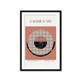 Picture of Geometric Eclipse _GroupedProduct_Rectangle_Portrait_Framed_Matted_