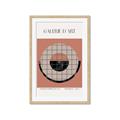 Picture of Geometric Eclipse _GroupedProduct_Rectangle_Portrait_Framed_Matted_
