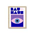 Picture of Bauhaus Eye Poster _GroupedProduct_Rectangle_Portrait_Framed_Matted_