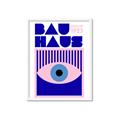 Picture of Bauhaus Eye Poster _GroupedProduct_Rectangle_Portrait_Framed_Matted_