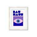 Picture of Bauhaus Eye Poster _GroupedProduct_Rectangle_Portrait_Framed_Matted_