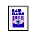 Picture of Bauhaus Eye Poster _GroupedProduct_Rectangle_Portrait_Framed_Matted_