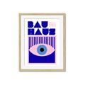 Picture of Bauhaus Eye Poster _GroupedProduct_Rectangle_Portrait_Framed_Matted_