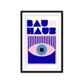 Picture of Bauhaus Eye Poster _GroupedProduct_Rectangle_Portrait_Framed_Matted_