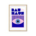 Picture of Bauhaus Eye Poster _GroupedProduct_Rectangle_Portrait_Framed_Matted_