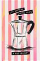 Picture of Mocca Coffee on Stripes - Hug in a Cup _GroupedProduct_Rectangle_Portrait_Unframed_Print_Only_