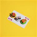 Picture of Sushi Selection on a Playing Card _GroupedProduct_Square_Unframed_Print_Only_