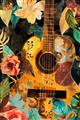 Picture of Music Guitar Collage  _GroupedProduct_Rectangle_Portrait_Unframed_Print_Only_