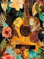 Picture of Music Guitar Collage  _GroupedProduct_Rectangle_Portrait_Unframed_Print_Only_