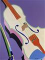 Picture of Retro Style Violin _GroupedProduct_Rectangle_Portrait_Unframed_Print_Only_