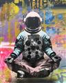 Picture of Retro Spaceman Poster _GroupedProduct_Rectangle_Portrait_Unframed_Print_Only_