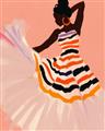 Picture of Dancer & Flourish Poster _GroupedProduct_Rectangle_Portrait_Unframed_Print_Only_