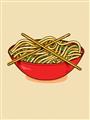Picture of China Noodles _GroupedProduct_Rectangle_Portrait_Unframed_Print_Only_