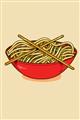 Picture of China Noodles _GroupedProduct_Rectangle_Portrait_Unframed_Print_Only_