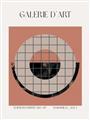 Picture of Geometric Eclipse _GroupedProduct_Rectangle_Portrait_Unframed_Print_Only_