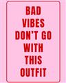 Picture of Bad Vibes Typography Poster _GroupedProduct_Rectangle_Portrait_Unframed_Print_Only_