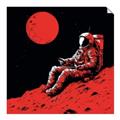 Picture of Retro Moonwalk Poster _GroupedProduct_Square_Unframed_Print_Only_