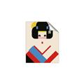 Picture of Geisha Retro Poster _GroupedProduct_Rectangle_Portrait_Unframed_Print_Only_