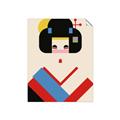 Picture of Geisha Retro Poster _GroupedProduct_Rectangle_Portrait_Unframed_Print_Only_
