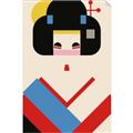 Picture of Geisha Retro Poster _GroupedProduct_Rectangle_Portrait_Unframed_Print_Only_