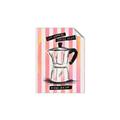 Picture of Mocca Coffee on Stripes - Hug in a Cup _GroupedProduct_Rectangle_Portrait_Unframed_Print_Only_