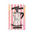 Picture of Mocca Coffee on Stripes - Hug in a Cup _GroupedProduct_Rectangle_Portrait_Unframed_Print_Only_