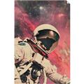 Picture of Astronaut in  Space _GroupedProduct_Rectangle_Portrait_Unframed_Print_Only_