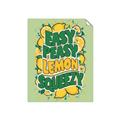 Picture of Easy Peasy Lemon Squeezy Typography Poster _GroupedProduct_Rectangle_Portrait_Unframed_Print_Only_