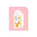 Picture of Orange Juice Poster _GroupedProduct_Rectangle_Portrait_Unframed_Print_Only_