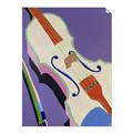 Picture of Retro Style Violin _GroupedProduct_Rectangle_Portrait_Unframed_Print_Only_
