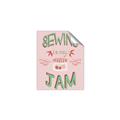 Picture of Sewing is my Jam Typography Poster _GroupedProduct_Rectangle_Portrait_Unframed_Print_Only_