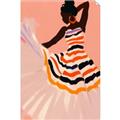 Picture of Dancer & Flourish Poster _GroupedProduct_Rectangle_Portrait_Unframed_Print_Only_