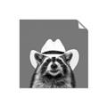 Picture of Wyatt The Cowboy Raccoon _GroupedProduct_Square_Unframed_Print_Only_