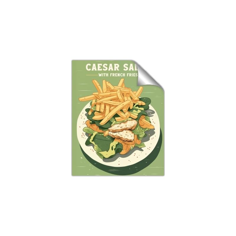 Picture of Caesar Salad Poster _GroupedProduct_Rectangle_Portrait_Unframed_Print_Only_