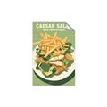 Picture of Caesar Salad Poster _GroupedProduct_Rectangle_Portrait_Unframed_Print_Only_