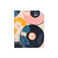 Picture of Retro Vinyl Records Poster _GroupedProduct_Rectangle_Portrait_Unframed_Print_Only_